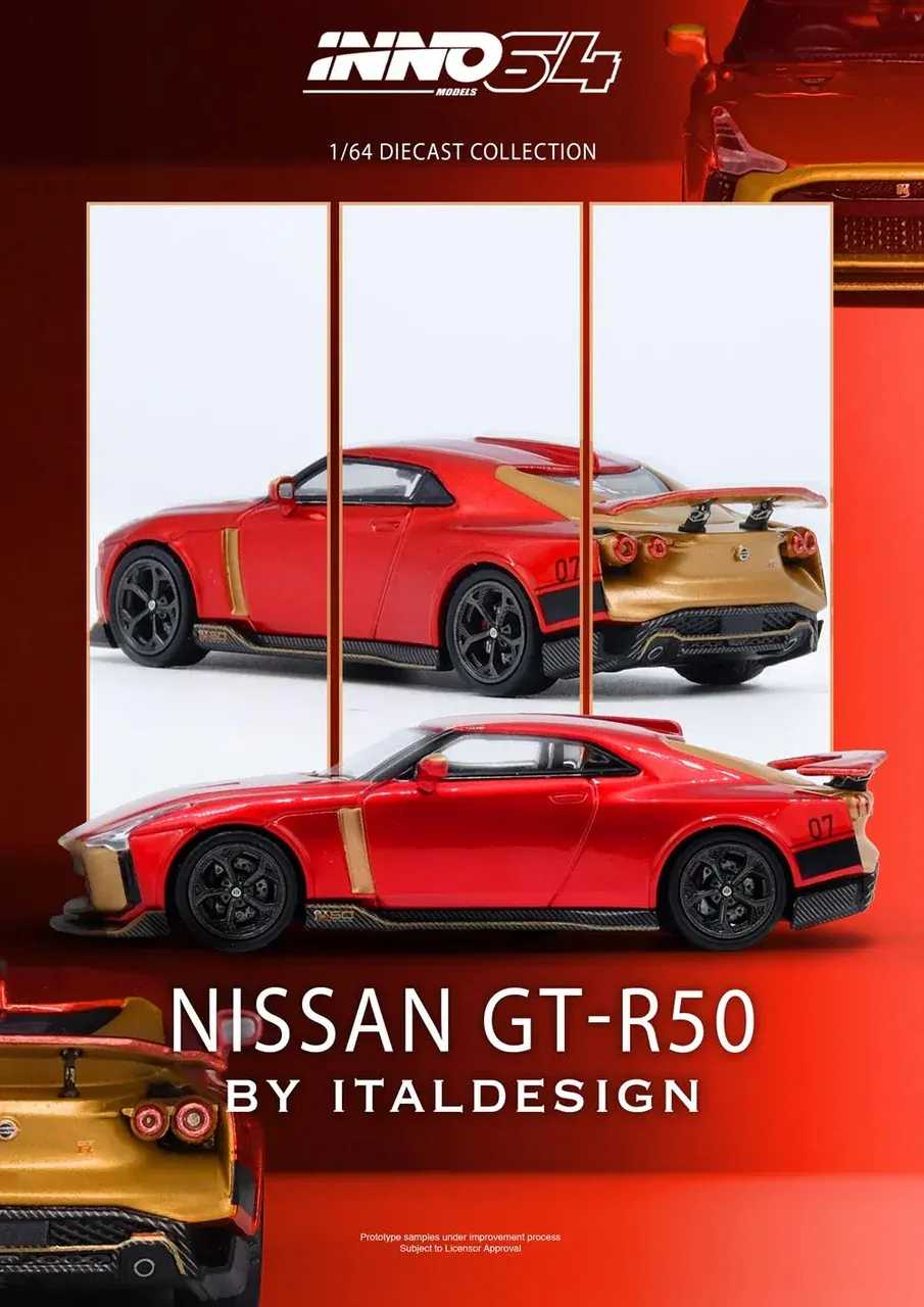 1:64 Nissan (R50) GT-R Red