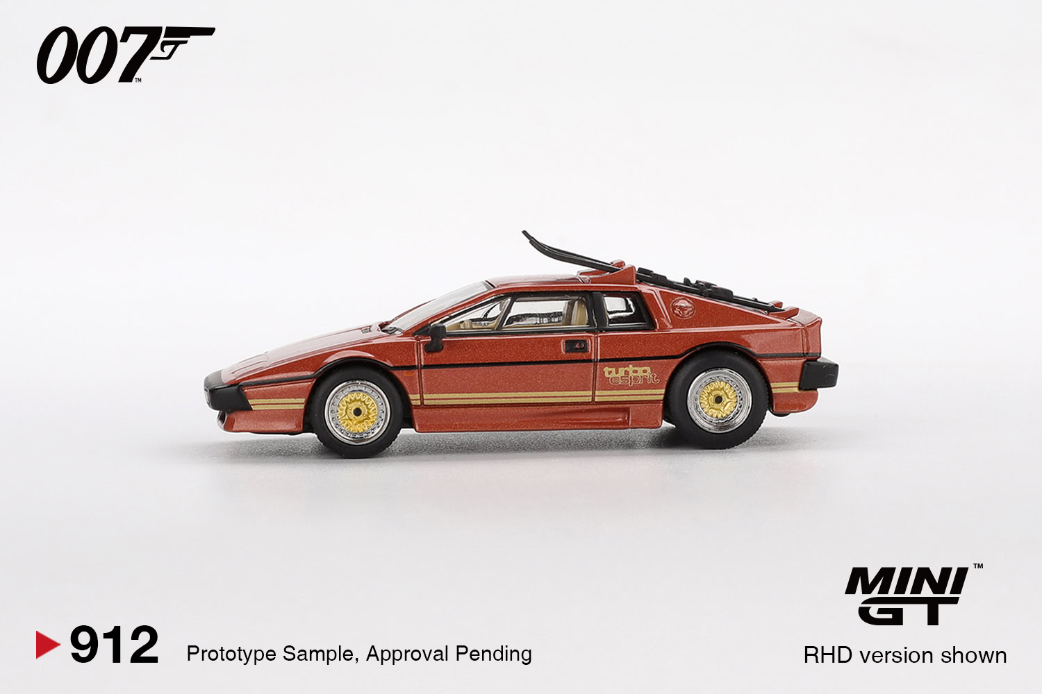 1:64 Lotus Esprit Turbo Copper Fire Metallic “For Your Eyes Only” - obrazek 4