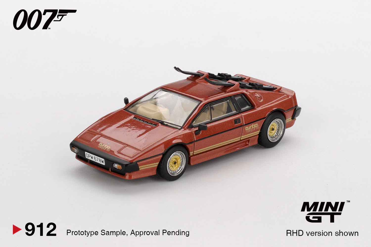 1:64 Lotus Esprit Turbo Copper Fire Metallic “For Your Eyes Only”