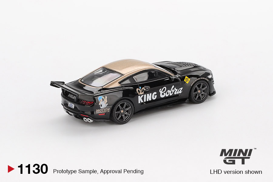 1:64 Ford Mustang Shelby GT500 Dragon Snake Concept Black/Gold - obrazek 3