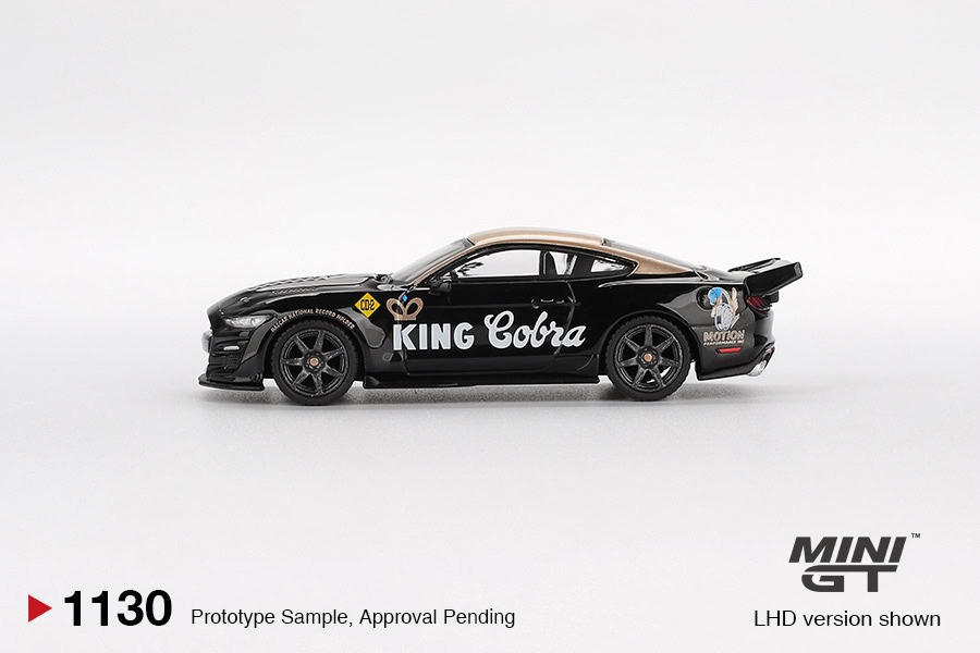 1:64 Ford Mustang Shelby GT500 Dragon Snake Concept Black/Gold - obrazek 4