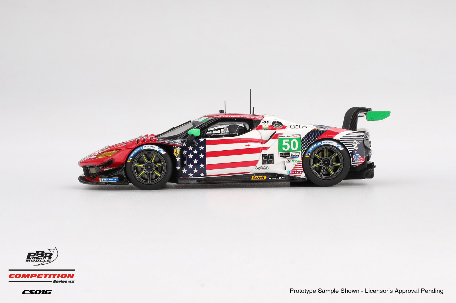 1:43 Ferrari 296 GT3 #50 Af Corse 2025 IMSA Daytona 24 Hrs - obrazek 3