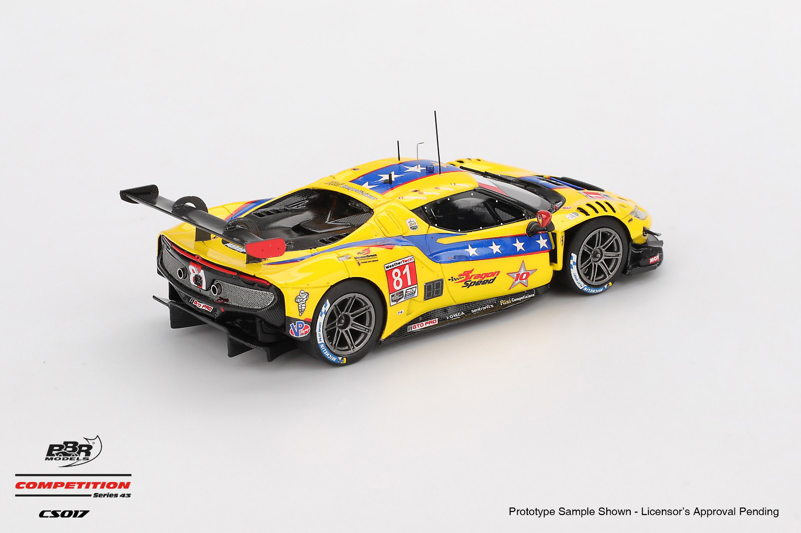1:43 Ferrari 296 GT3 #81 DragonSpeed 2025 IMSA Daytona 24 Hrs - obrazek 2