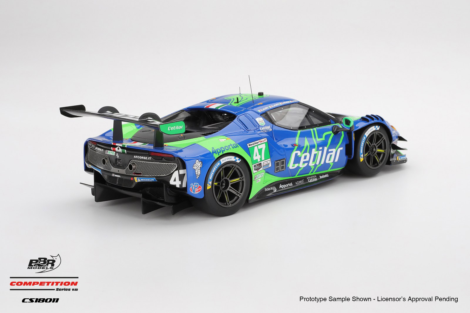 1:18 Ferrari 296 GT3 #47 CETILAR RACING 2025 IMSA Daytona 24 Hrs - obrazek 2