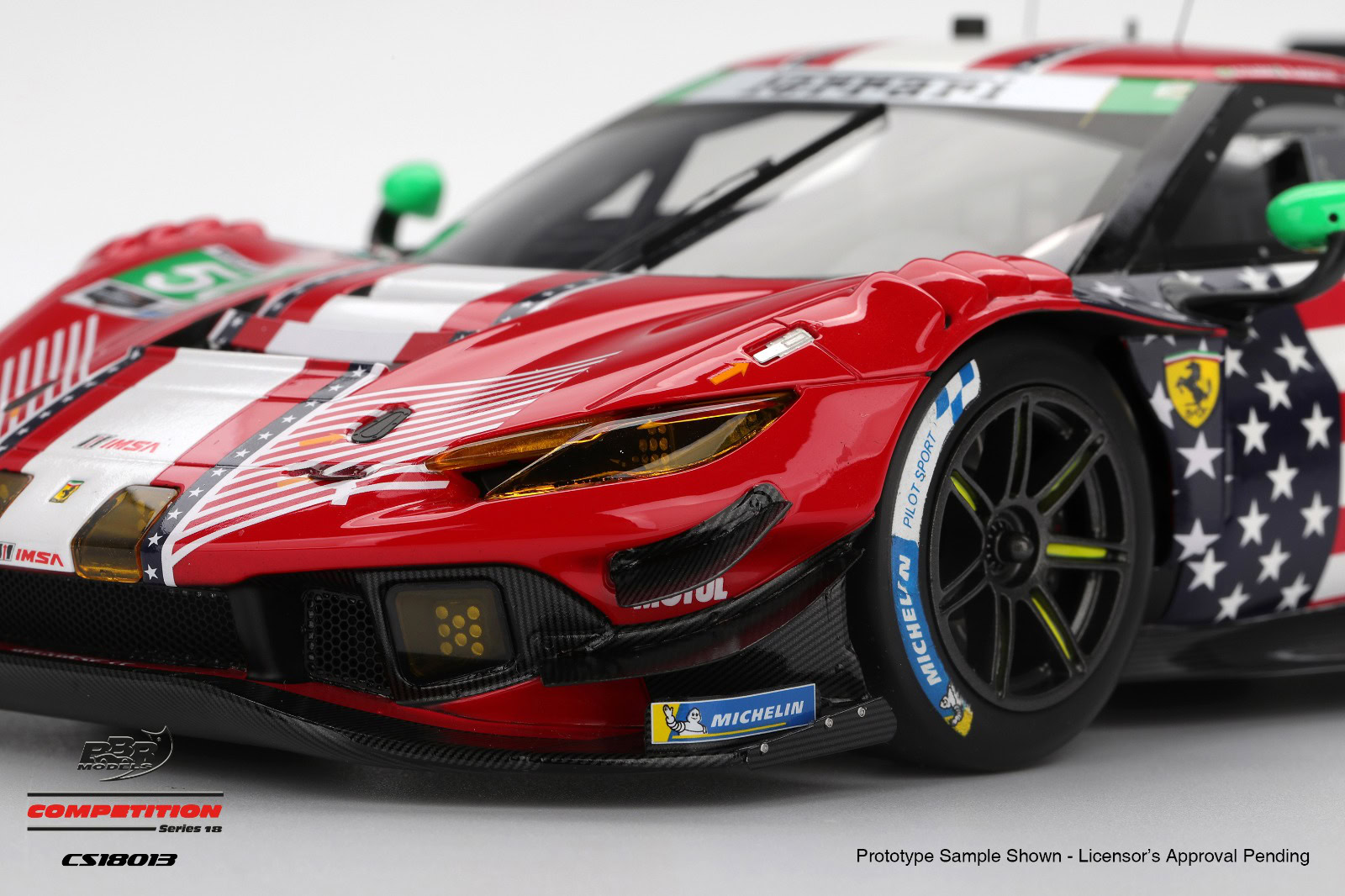 1:18 Ferrari 296 GT3 #50 Af Corse 2025 IMSA Daytona 24 Hrs - obrazek 4