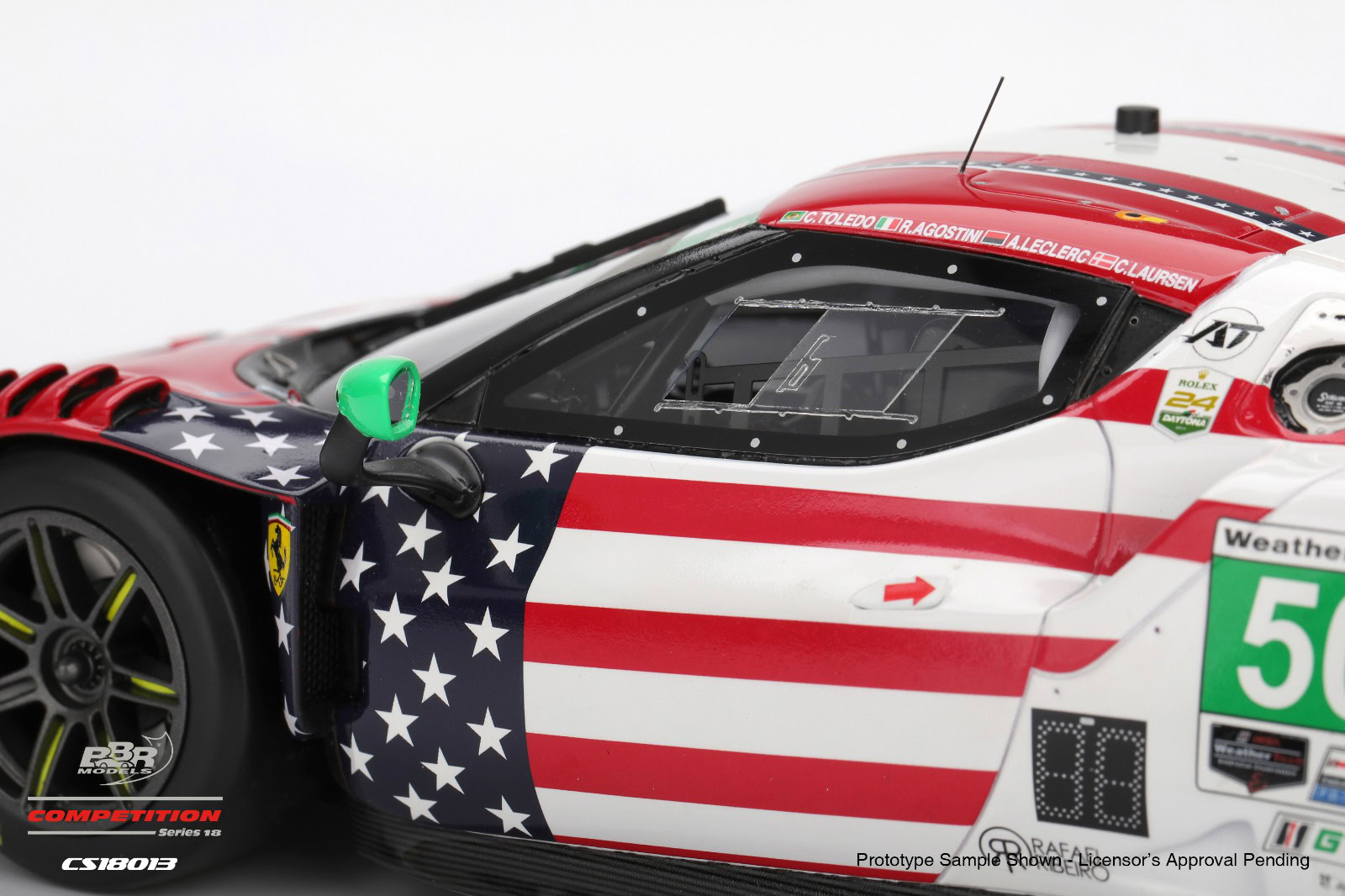 1:18 Ferrari 296 GT3 #50 Af Corse 2025 IMSA Daytona 24 Hrs - obrazek 5