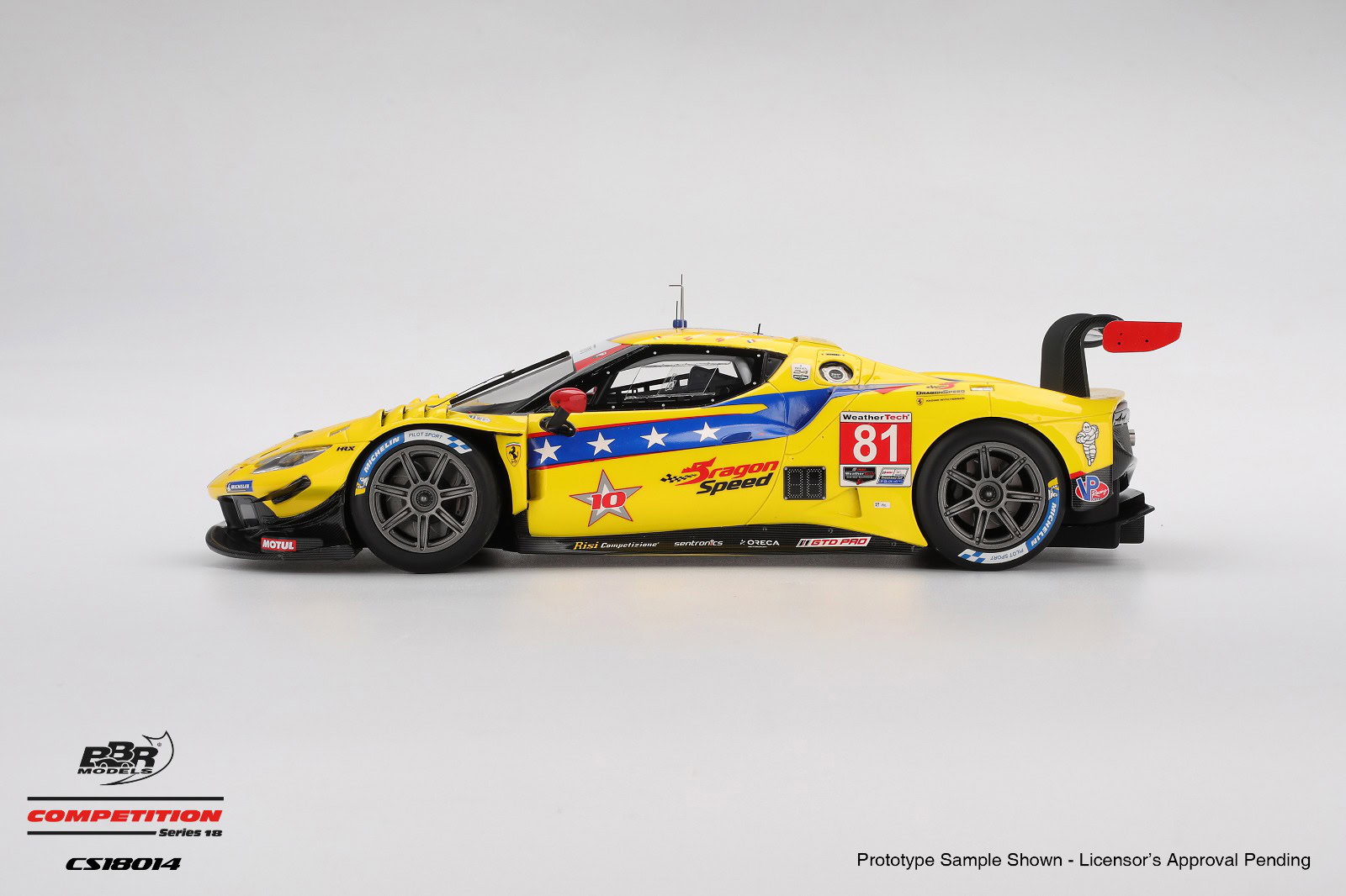 1:18 Ferrari 296 GT3 #81 DragonSpeed 2025 IMSA Daytona 24 Hrs - obrazek 3