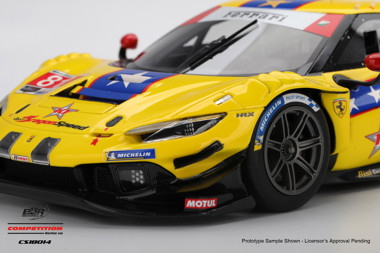 1:18 Ferrari 296 GT3 #81 DragonSpeed 2025 IMSA Daytona 24 Hrs - obrazek 4