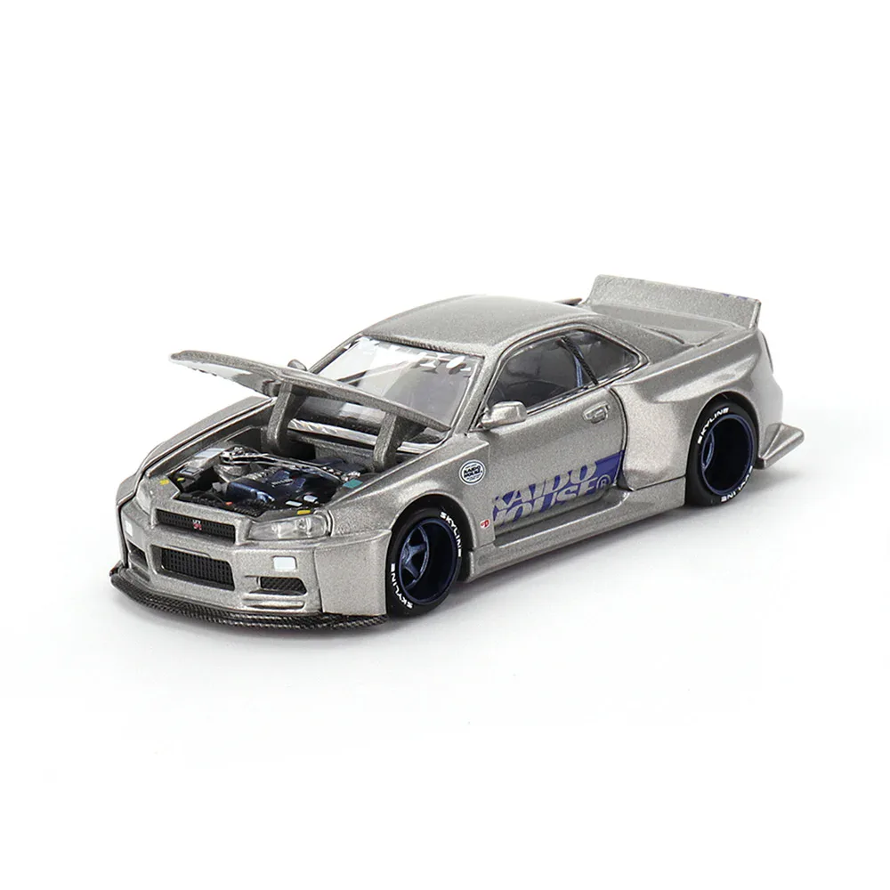 1:64 Nissan Skyline GT-R (R34) Kaido Works SHINJUKU V1 - obrazek 4