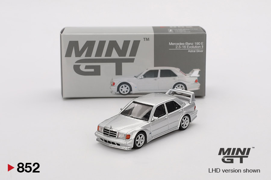 1:64 Mercedes-Benz 190 E 2.5-16 Evolution II Astral Silver - obrazek 2