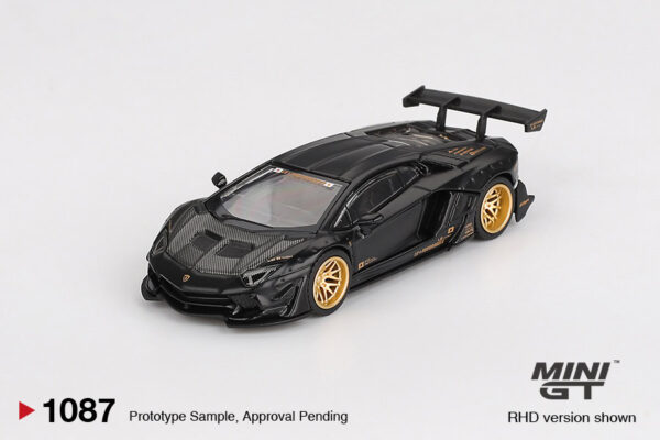 1:64 Lamborghini Aventador LB-WORKS Limited Edition Matte Black