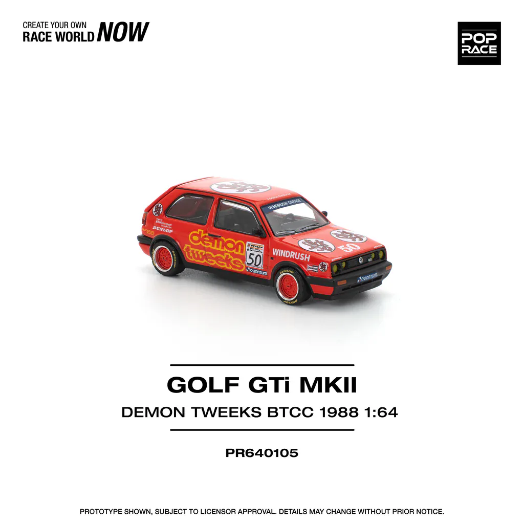 1:64 Volkswagen Golf GTI MK2 Golf Team Demon Tweeks BTCC 1988 - obrazek 3