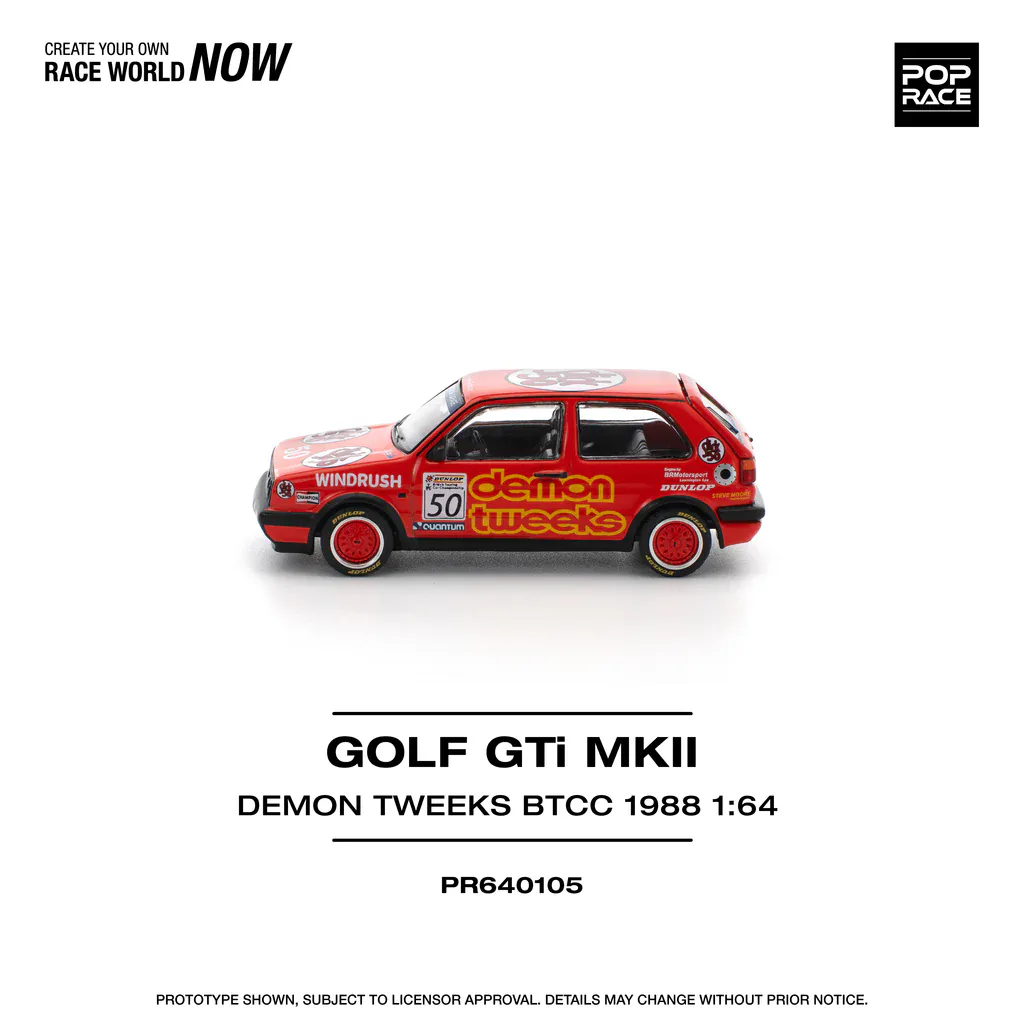 1:64 Volkswagen Golf GTI MK2 Golf Team Demon Tweeks BTCC 1988 - obrazek 7