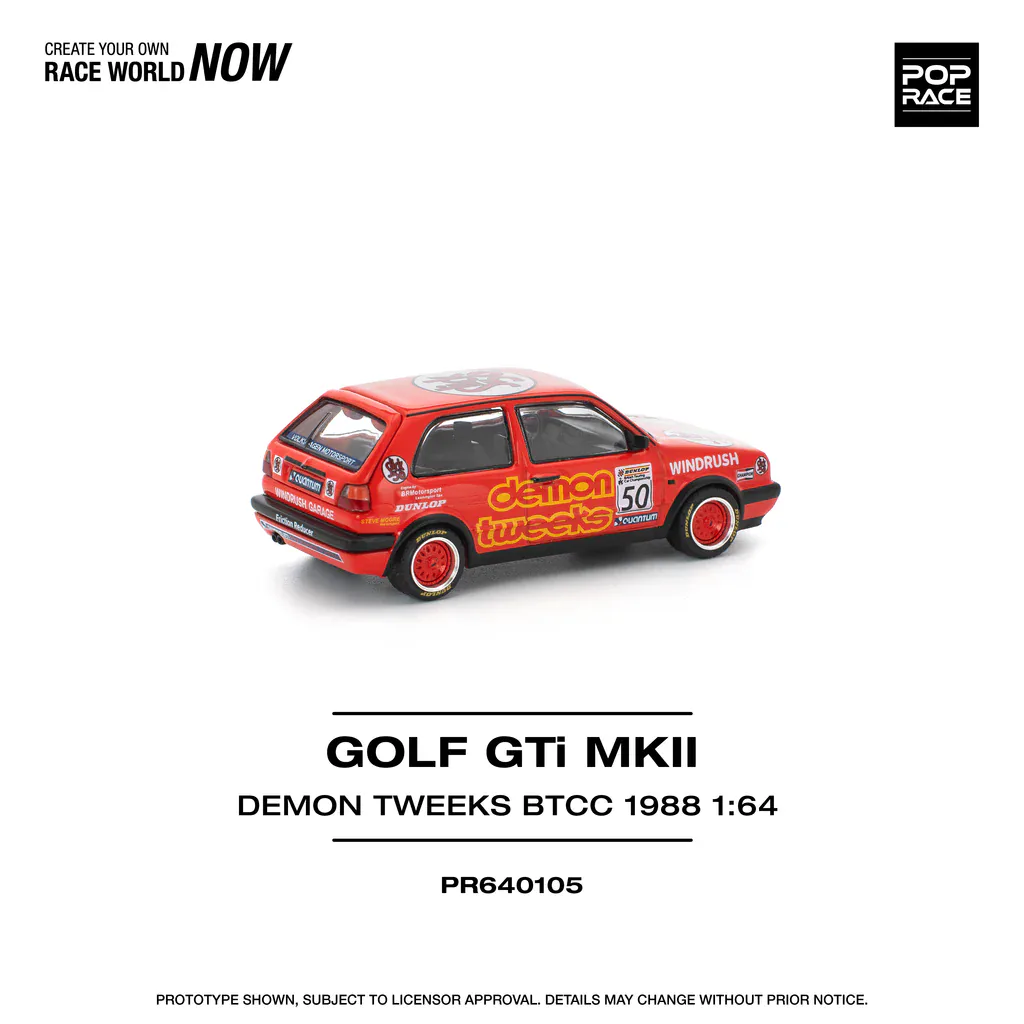 1:64 Volkswagen Golf GTI MK2 Golf Team Demon Tweeks BTCC 1988 - obrazek 5