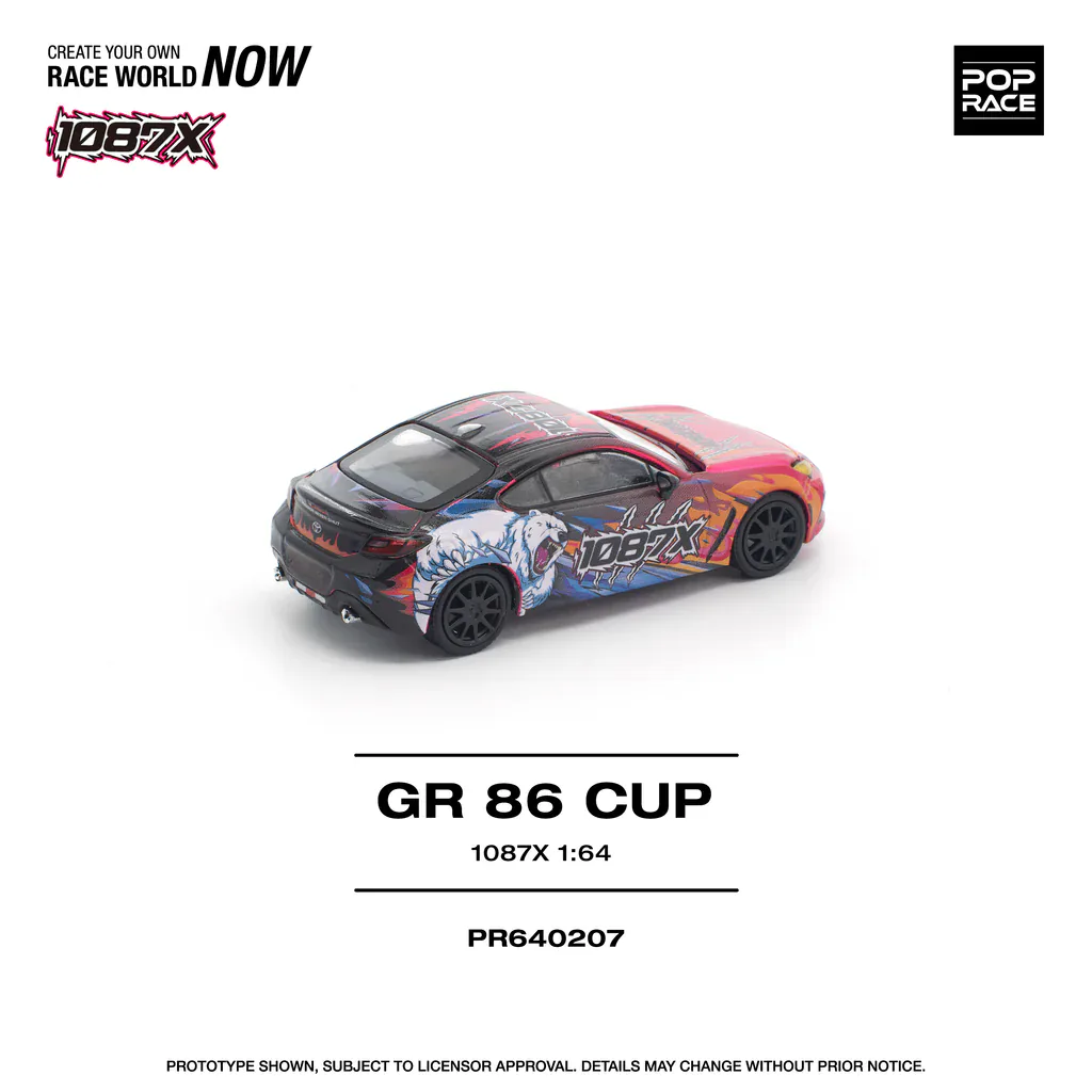 1:64 Toyota GR86 Cup 1087X 2025 - obrazek 5
