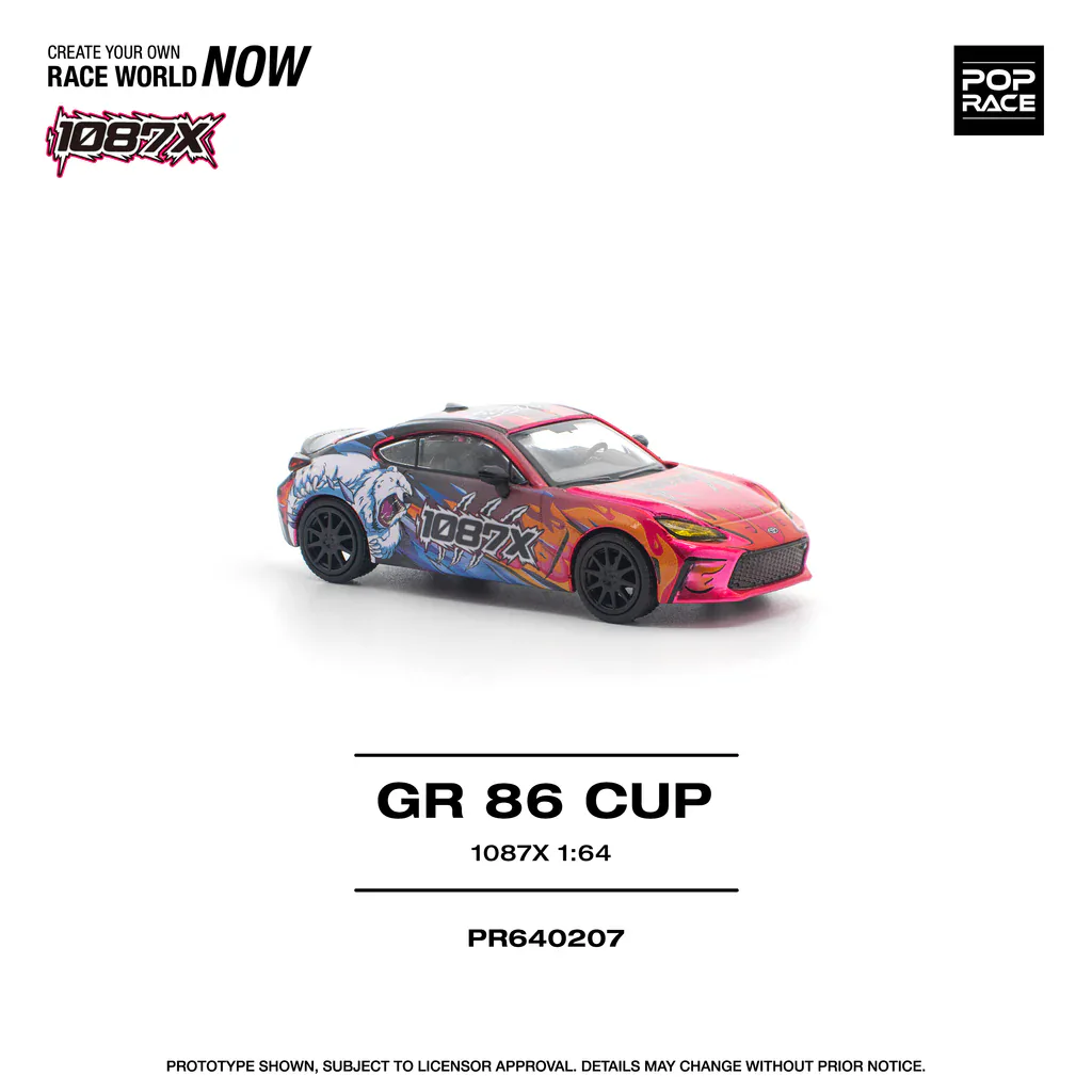 1:64 Toyota GR86 Cup 1087X 2025 - obrazek 11