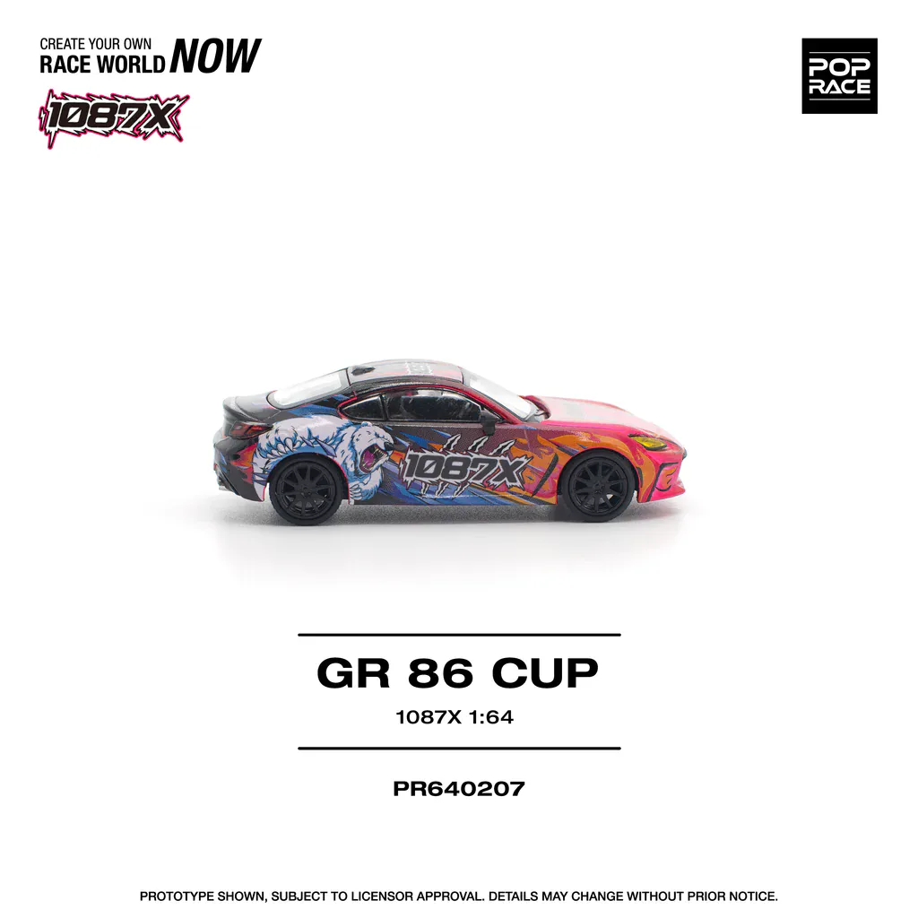 1:64 Toyota GR86 Cup 1087X 2025 - obrazek 10