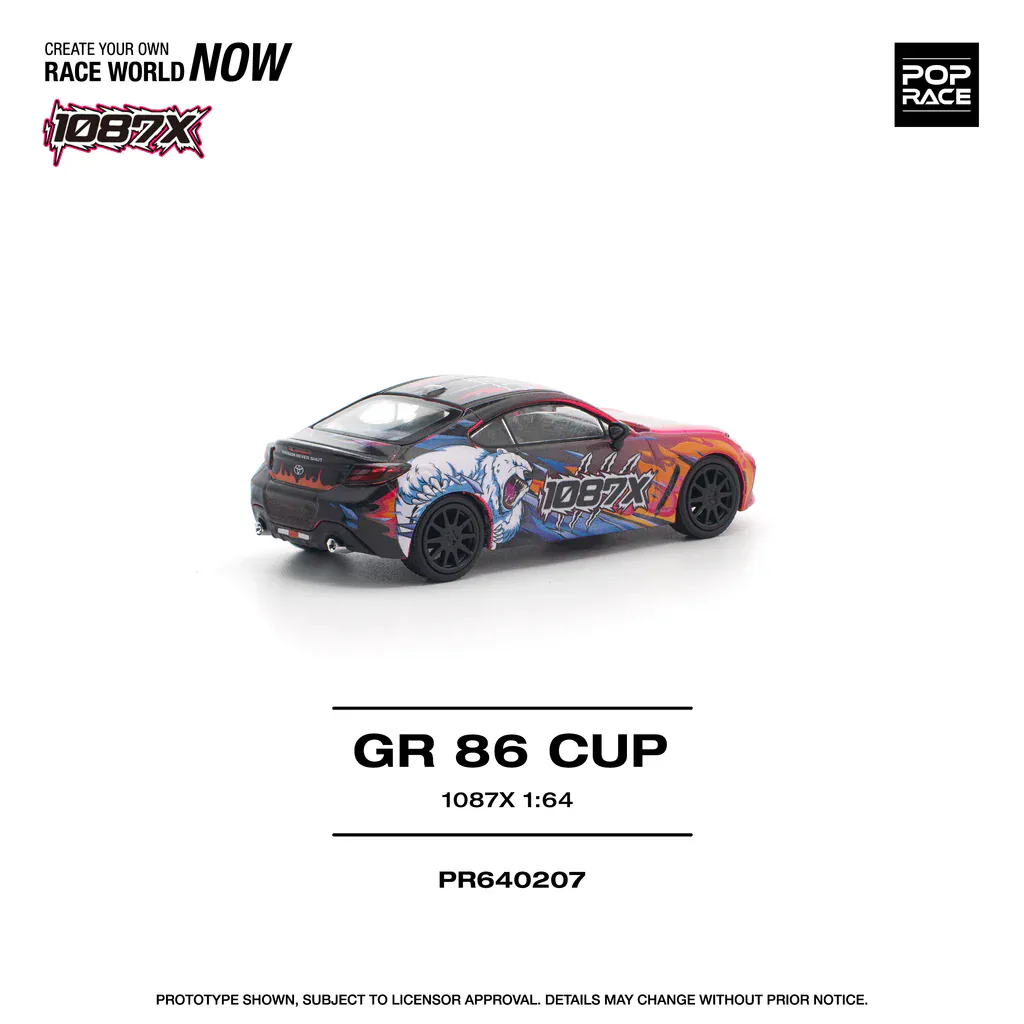 1:64 Toyota GR86 Cup 1087X 2025 - obrazek 9