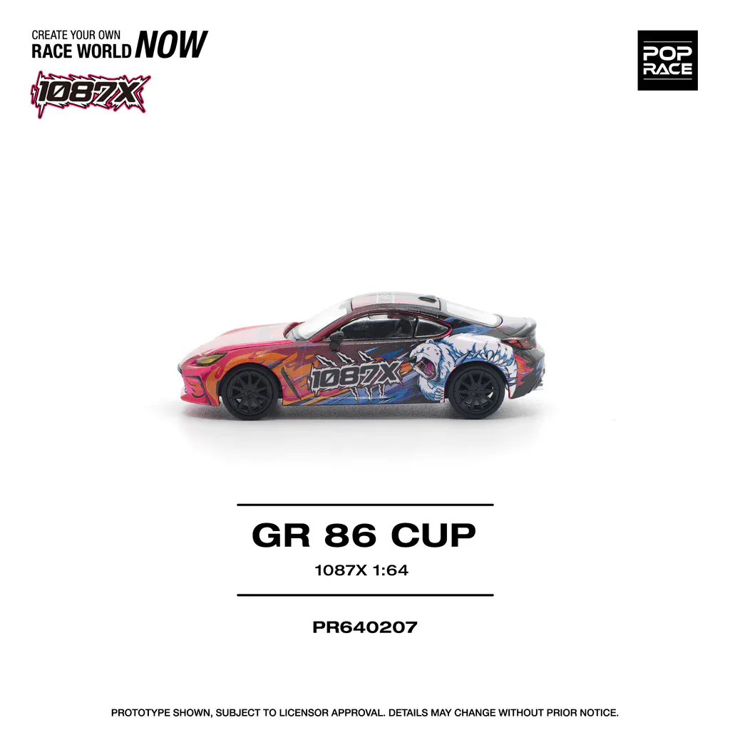 1:64 Toyota GR86 Cup 1087X 2025 - obrazek 7