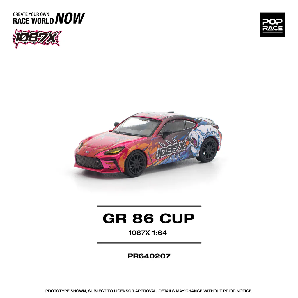 1:64 Toyota GR86 Cup 1087X 2025 - obrazek 6