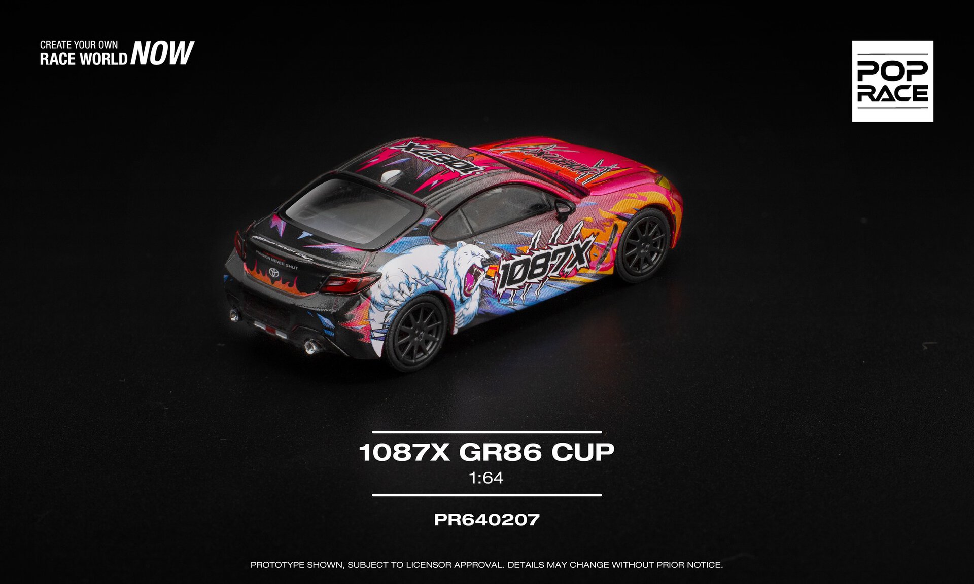 1:64 Toyota GR86 Cup 1087X 2025 - obrazek 4
