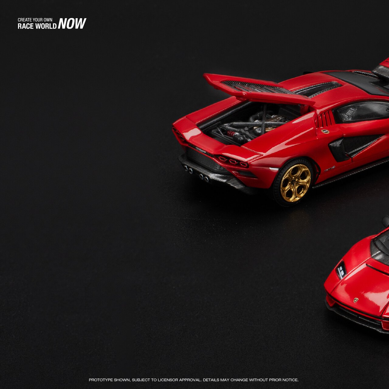 1:64 Lamborghini Countach LPI 800-4 Red - obrazek 13
