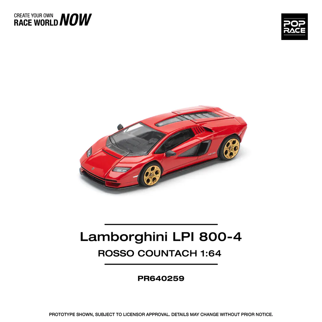 1:64 Lamborghini Countach LPI 800-4 Red