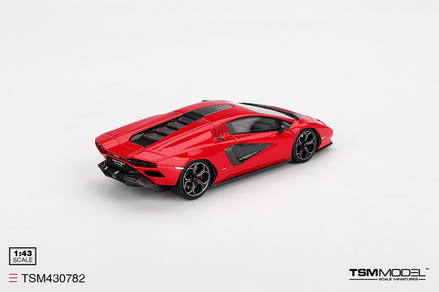 1:43 Lamborghini Countach LPI 800-4 Rosso Mars - obrazek 3