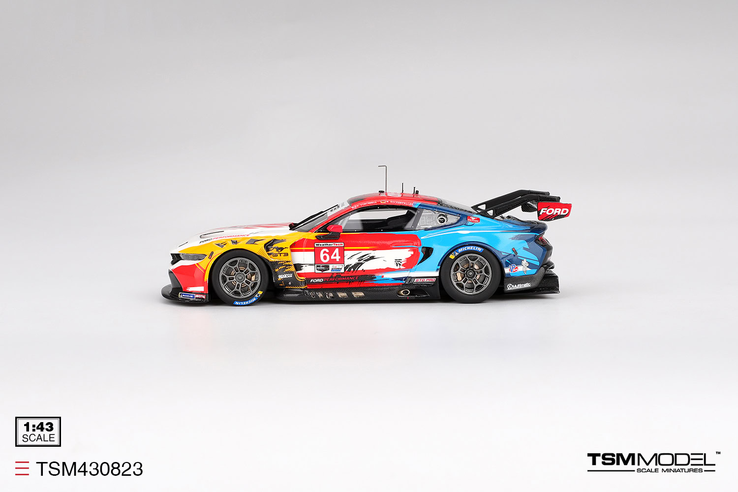 1:43 Ford Mustang GT3 #64 Ford Multimatic Motorsports 2024 IMSA Laguna Seca - obrazek 4