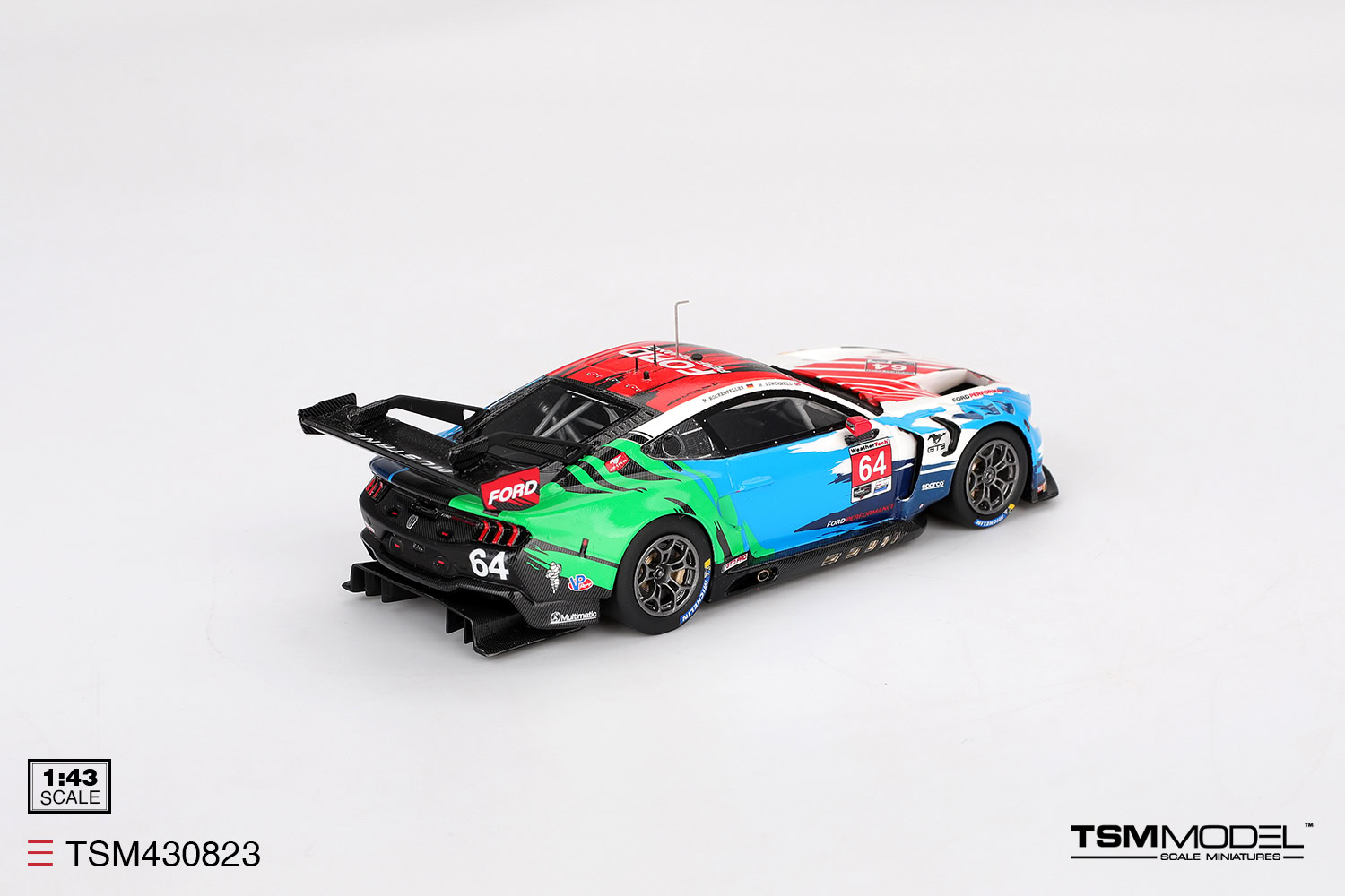 1:43 Ford Mustang GT3 #64 Ford Multimatic Motorsports 2024 IMSA Laguna Seca - obrazek 3