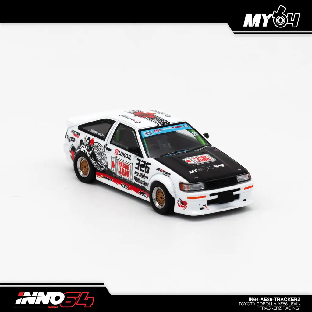 1:64 Toyota Corolla AE86 Levin “TRACKERZ RACING”