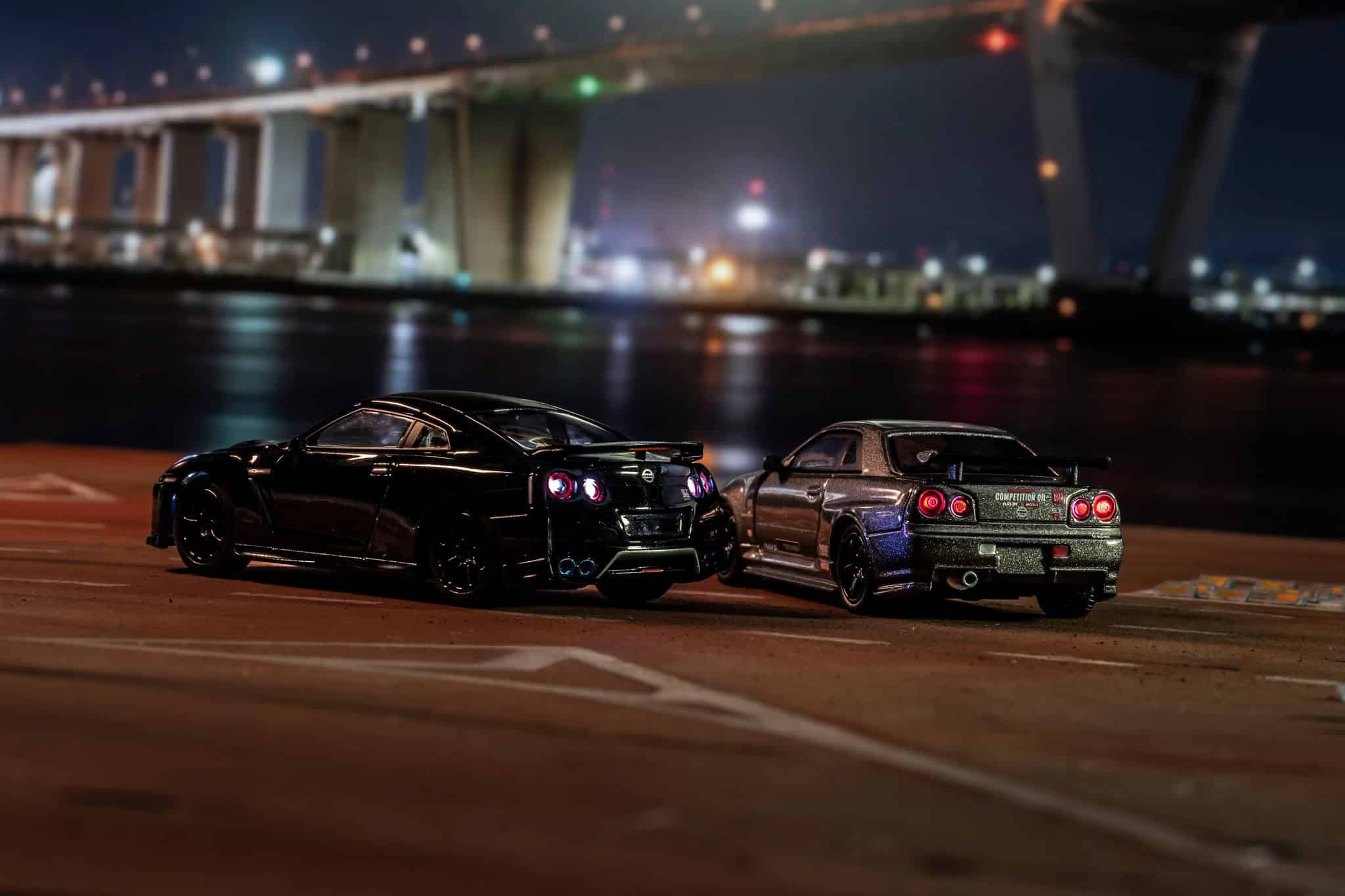 1:64 Nissan Skyline GT-R NISMO BNR34 CRS Version - led (bez podstawy bazowej!)! - obrazek 6