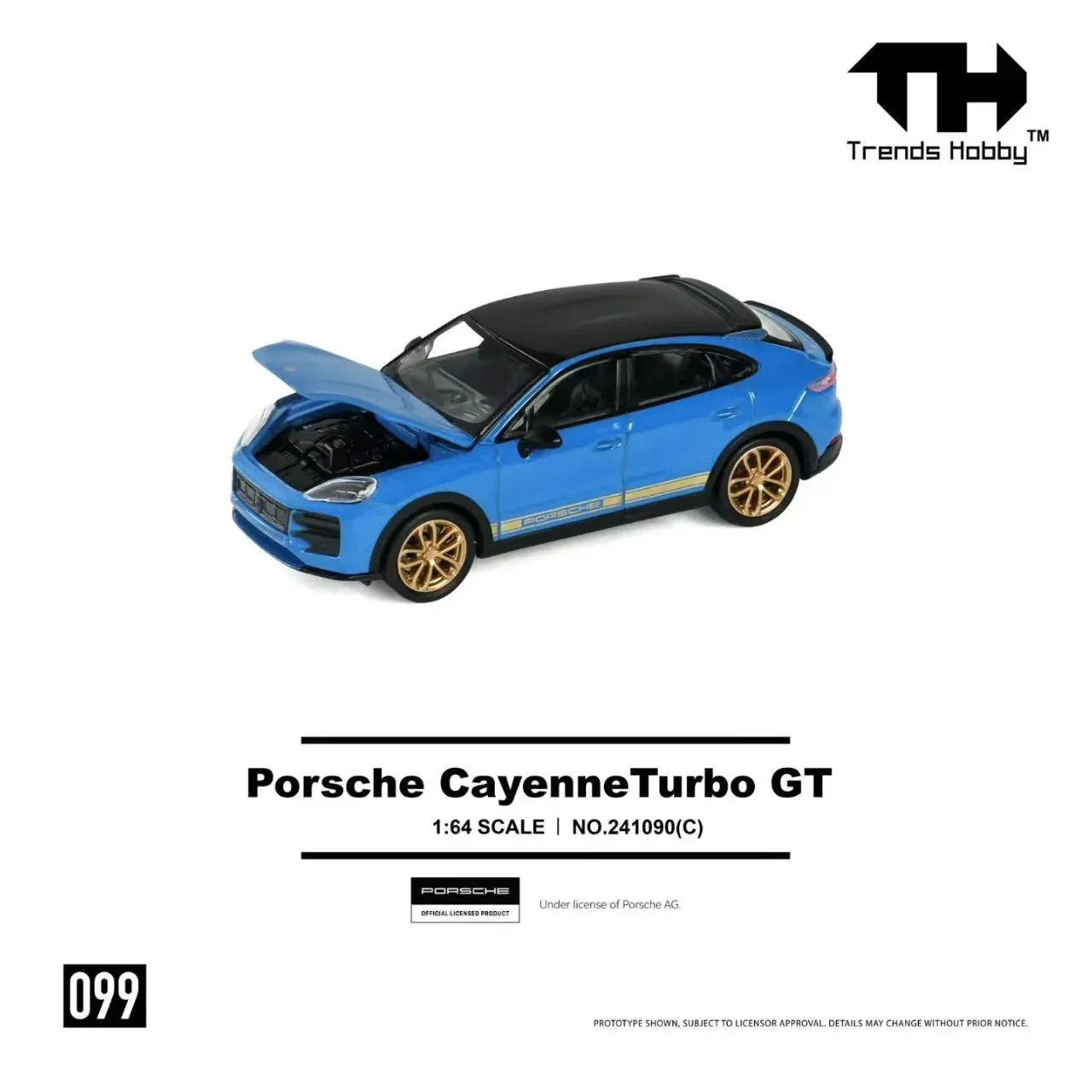 1:64 Porsche Cayenne Turbo GT Blue - obrazek 2