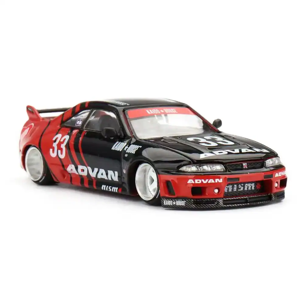 1:64 Nissan Skyline GT-R (R33) Kaido Works ADVAN - obrazek 6