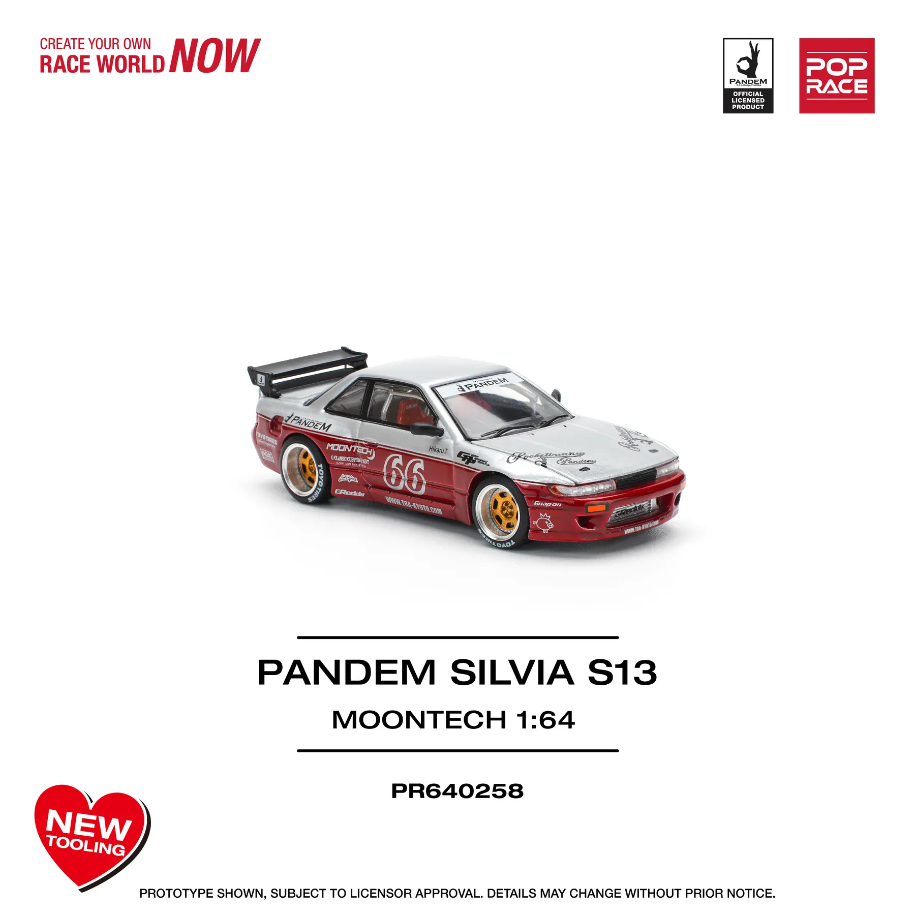 1:64 Nissan Pandem S13 Moontech - obrazek 3