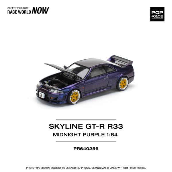 1:64 Nissan Skyline GT-R R33 Midnight Purple