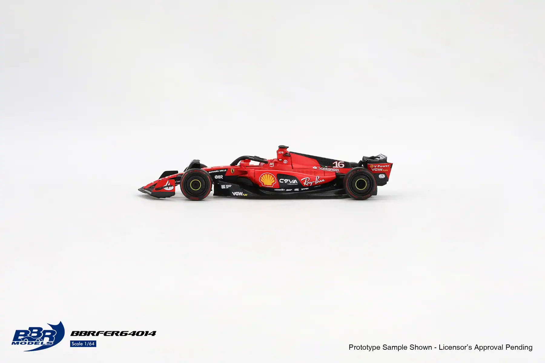 1:64 Ferrari SF23 2023 Monaco GP #55 Carlos Sainz - obrazek 3