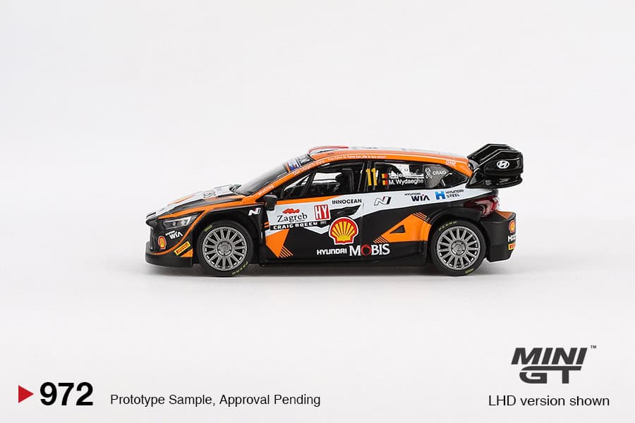 1:64 Hyundai i20 N Rally1 #11 2023 Rally Croatia Power Stage Winner - obrazek 3