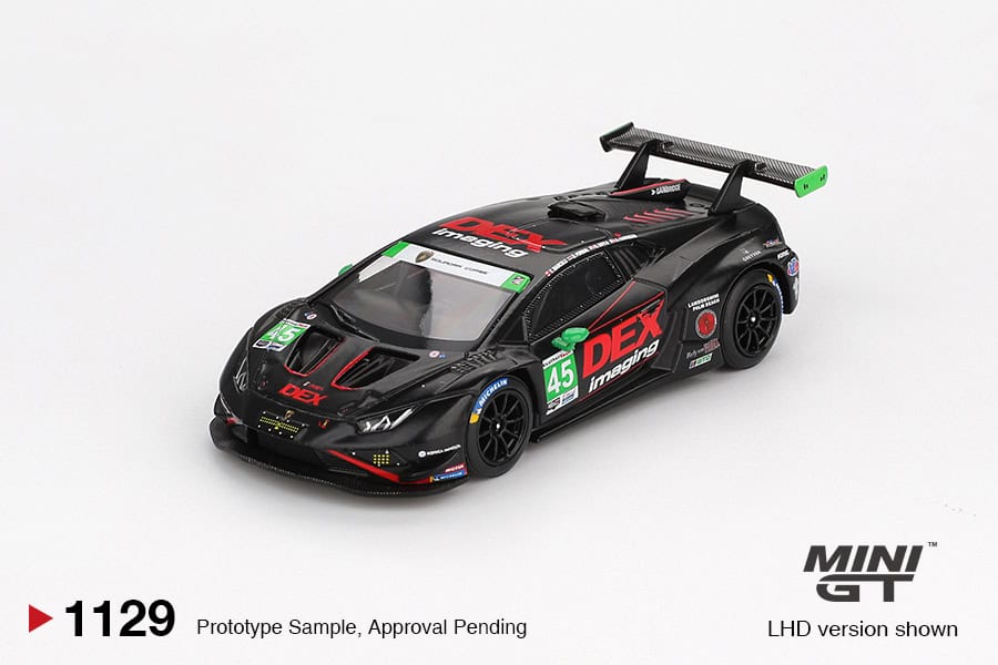 1:64 Lamborghini Huracan GT3 EVO2 #45 2024 IMSA Daytona 24 Hrs No. 45 DEX Imaging