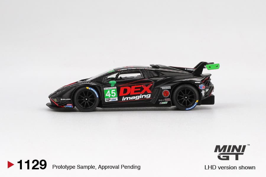 1:64 Lamborghini Huracan GT3 EVO2 #45 2024 IMSA Daytona 24 Hrs No. 45 DEX Imaging - obrazek 5