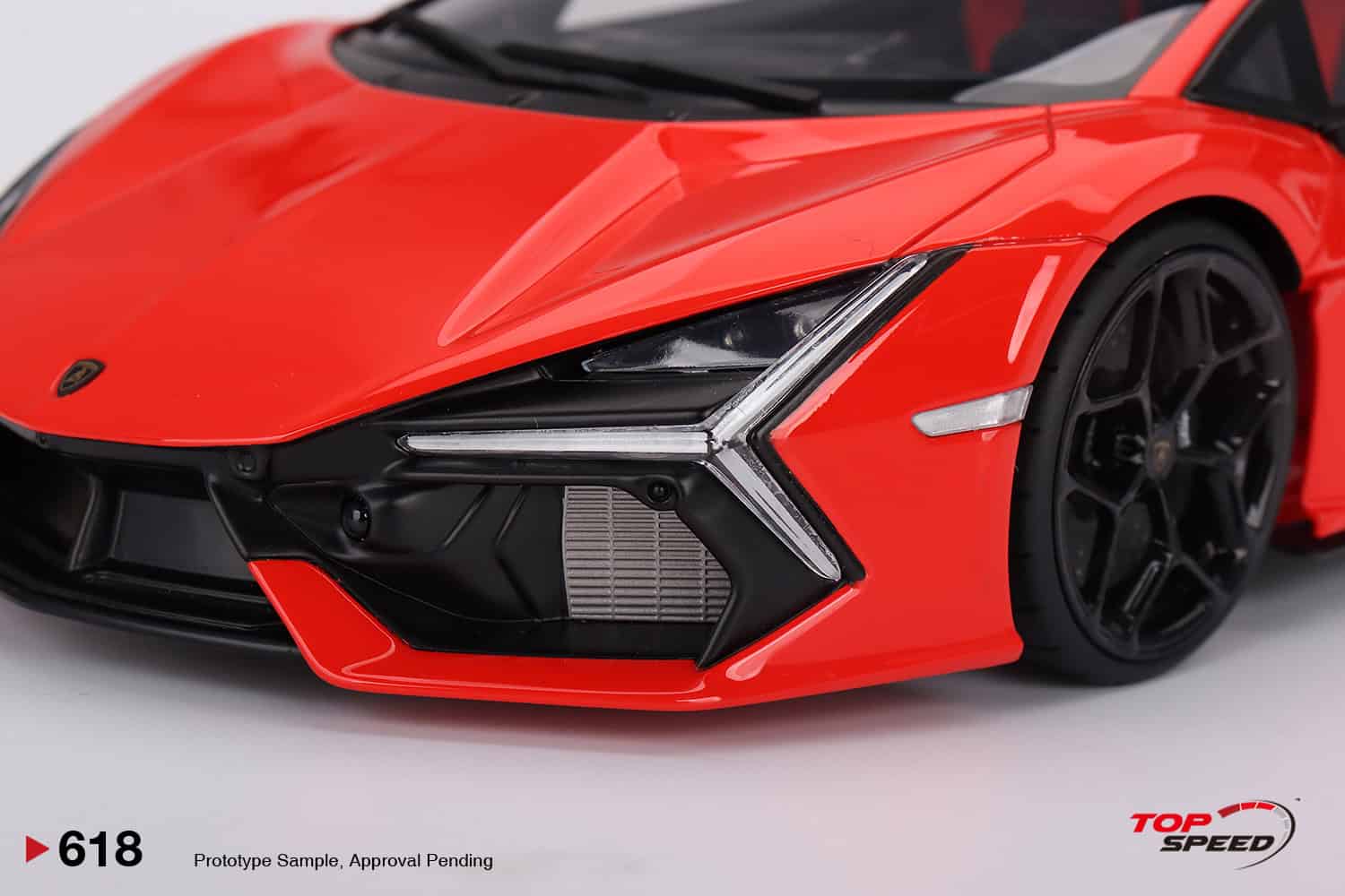 1:18 Lamborghini Revuelto Arancio Dac Lucido - obrazek 4