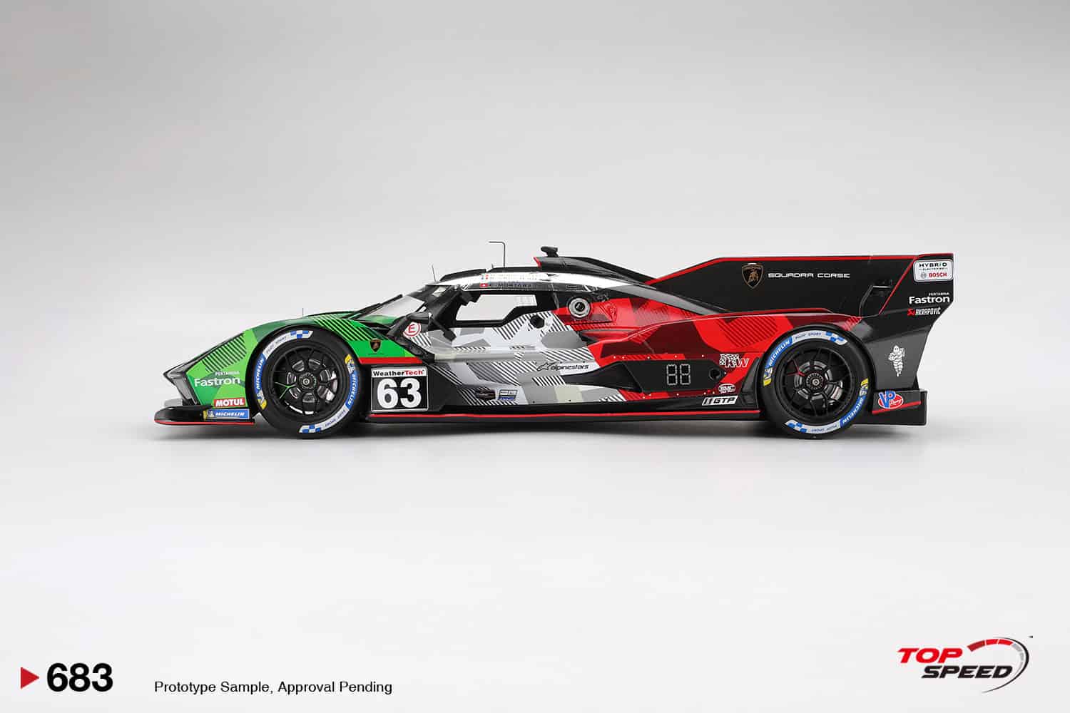 1:18 Lamborghini SC63 #63 2025 IMSA Daytona 24 Hrs Automobili Lamborghini Squadra Corse - obrazek 3