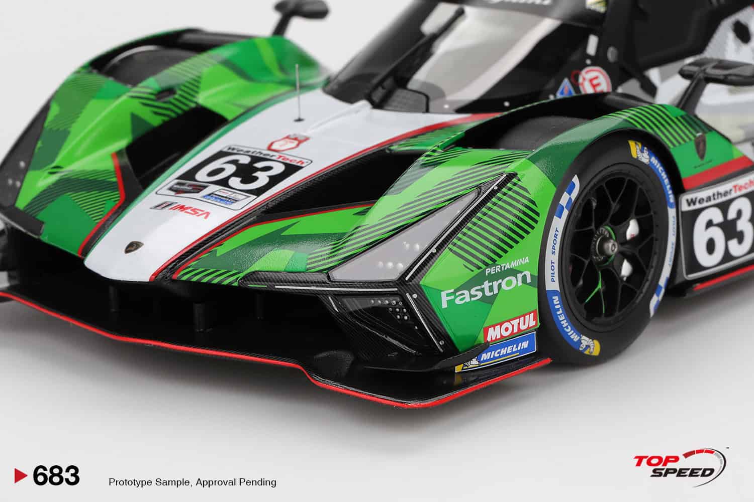 1:18 Lamborghini SC63 #63 2025 IMSA Daytona 24 Hrs Automobili Lamborghini Squadra Corse - obrazek 4