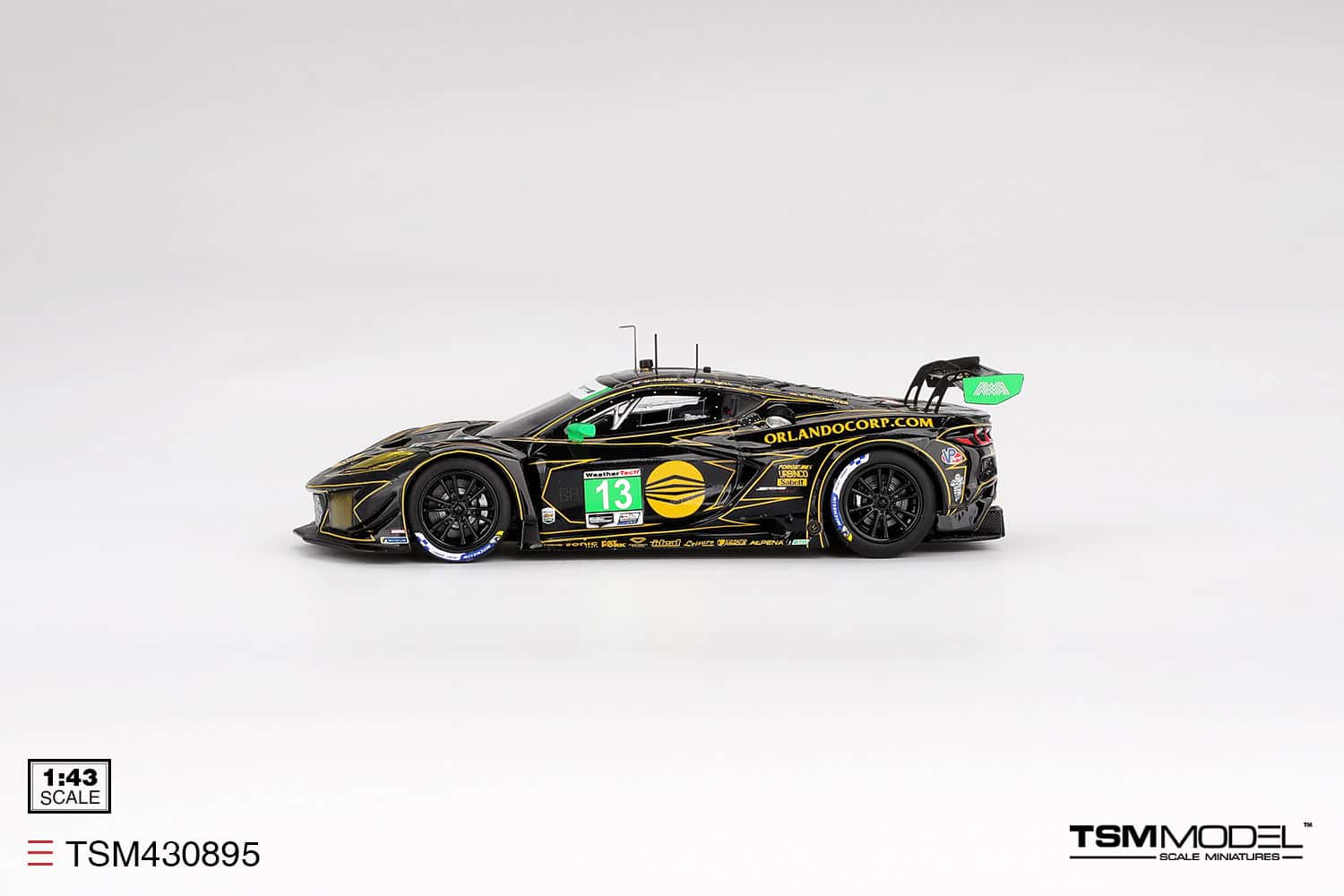 1:43 Chevrolet Corvette Z06 GT3.R #13 2025 IMSA Daytona 24 Hrs Class Winner AWA Racing - obrazek 4