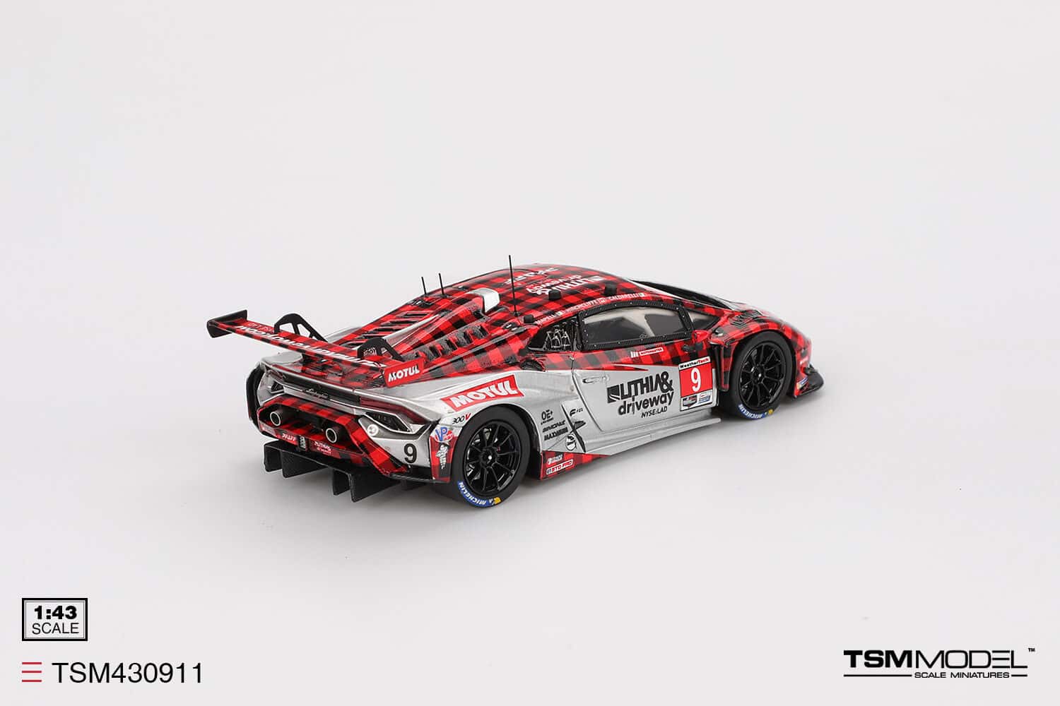 1:43 Lamborghini Huracan GT3 EVO2 #9 2025 IMSA WeatherTech GTD Pro Pfaff Motorsports - obrazek 3
