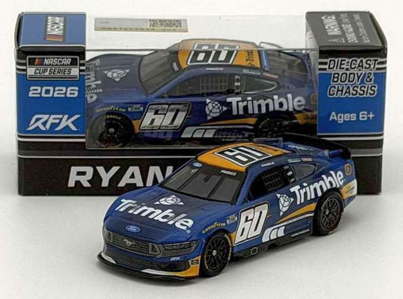 1:64 Ryan Preece #60 Trimble 2026 Mustang