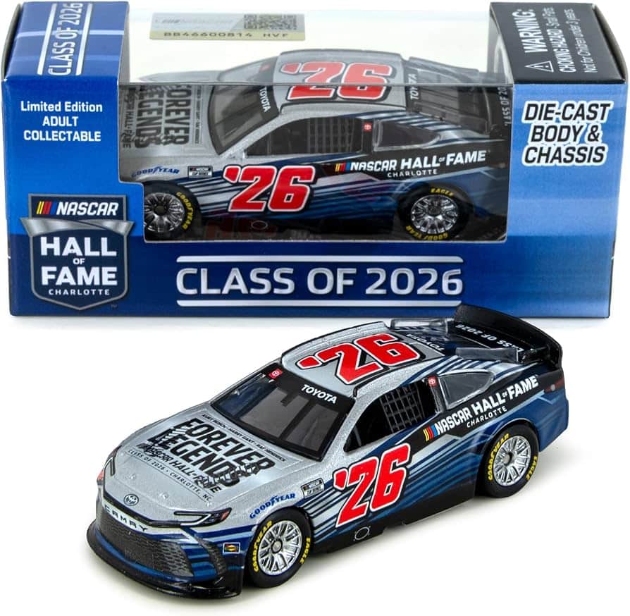 1:64 NASCAR HALL OF FAME #26 NHOF Class of 2026 2025 Camry