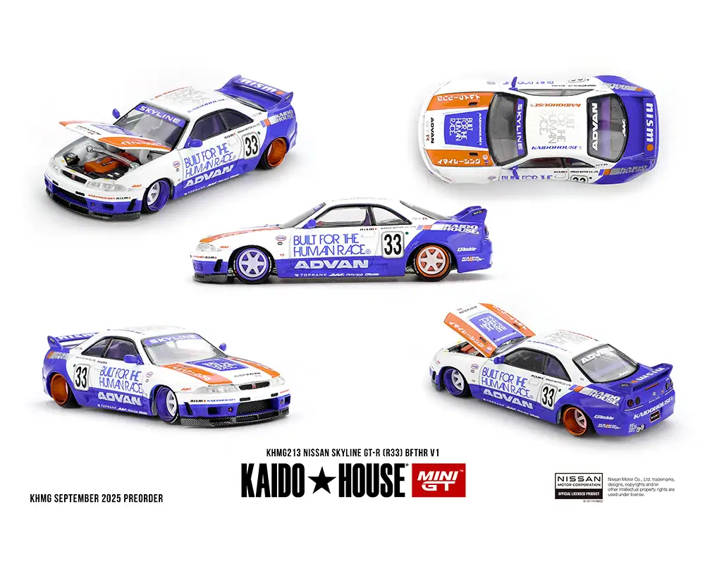1:64 Nissan Skyline GT-R (R33) BFTHR V1