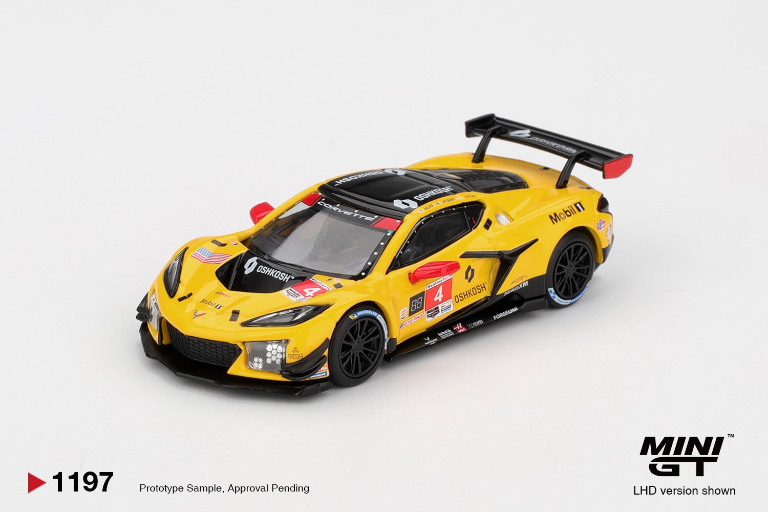 1:64 Chevrolet Corvette Z06 GT3.R #4 Corvette Racing by Pratt Miller Motorsports 2025 IMSA Daytona 24 Hrs