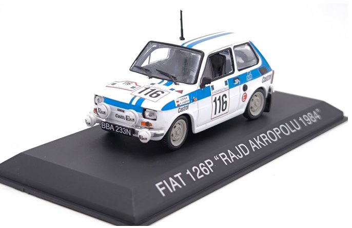 1:43 Fiat 126P "Rajd Akropolu 1984"
